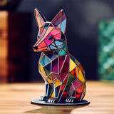 Nature's Charm | Hand-Painted Iron Animal Figurines with Sturdy Base | Colorful Desk Decor for Nature Lovers 9