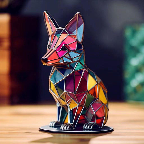 Nature's Charm | Hand-Painted Iron Animal Figurines with Sturdy Base | Colorful Desk Decor for Nature Lovers 9