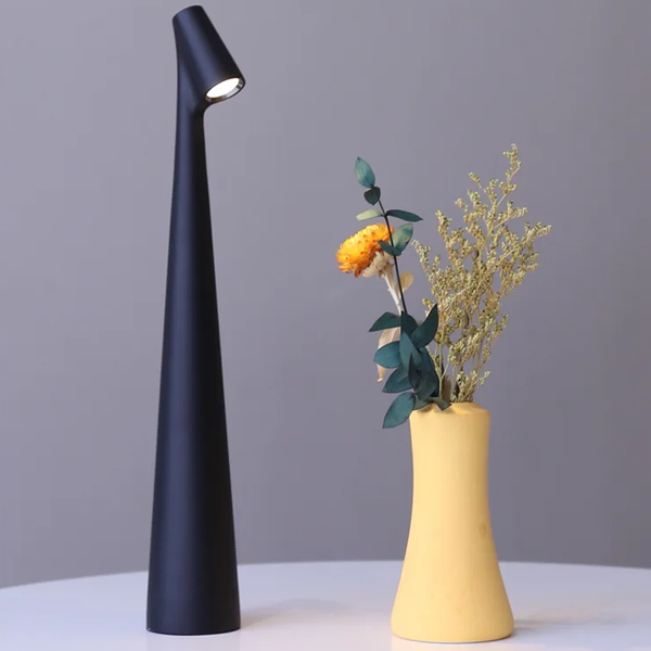 Nordic Minimalist Mood Lamp with Touch Dimming & Wireless Design
