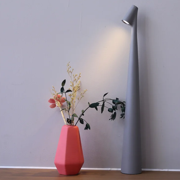 Nordic Minimalist Mood Lamp with Touch Dimming & Wireless Design