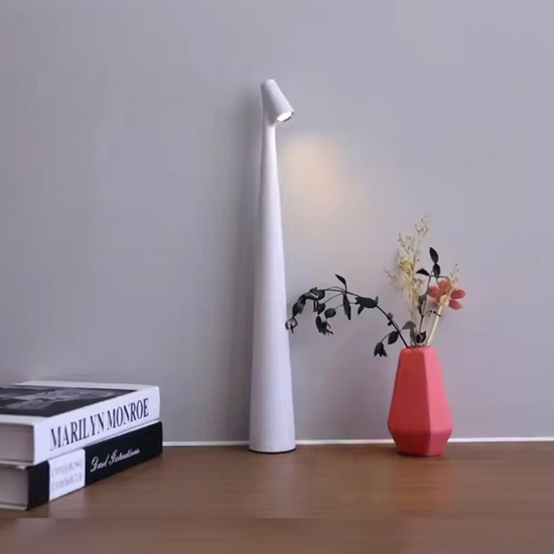 Nordic Minimalist Mood Lamp with Touch Dimming & Wireless Design