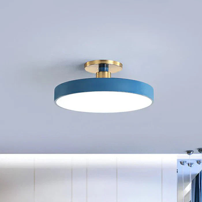 NordicaGlow | Stylish Modern Semi-Flush Mount Ceiling Light Fixture 1