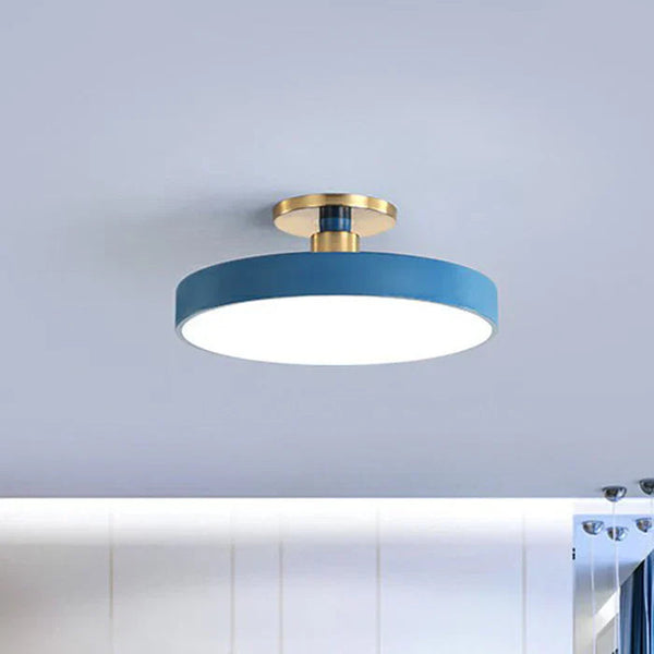 NordicaGlow | Stylish Modern Semi-Flush Mount Ceiling Light Fixture 1