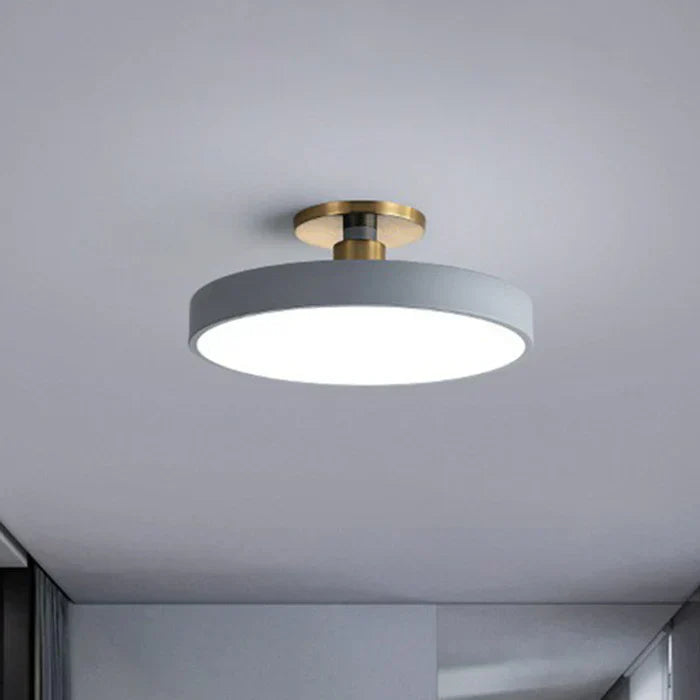 NordicaGlow | Stylish Modern Semi-Flush Mount Ceiling Light Fixture 3