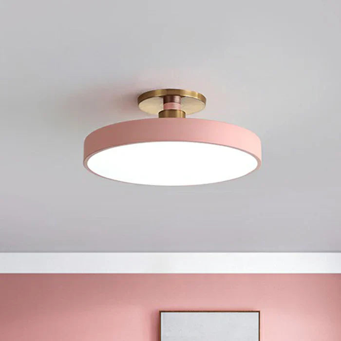 NordicaGlow | Stylish Modern Semi-Flush Mount Ceiling Light Fixture 4