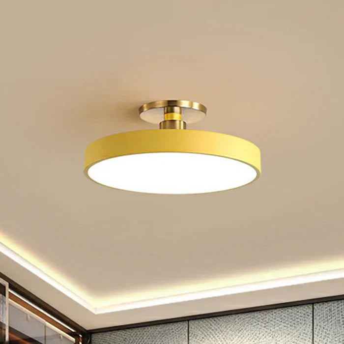 NordicaGlow | Stylish Modern Semi-Flush Mount Ceiling Light Fixture 5