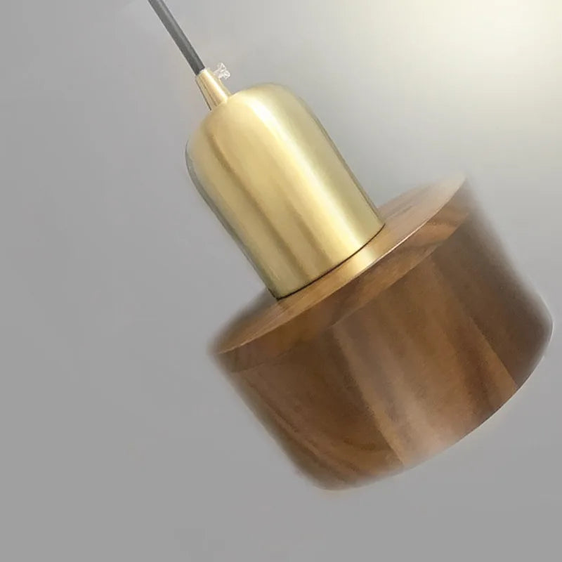 OakAura | Cozy Natural Oak Wood Kitchen Pendant Lighting Fixture 2