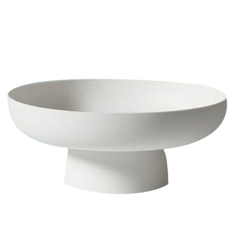Oval Fruit Bowl with Draining Feature | Elegant Plastic Centerpiece for Freshness 0