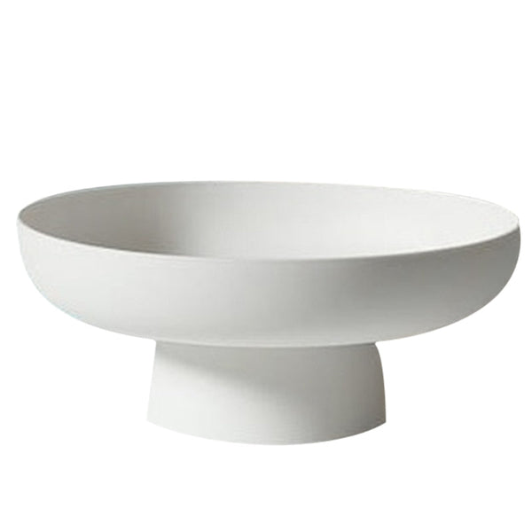 Oval Fruit Bowl with Draining Feature | Elegant Plastic Centerpiece for Freshness 0