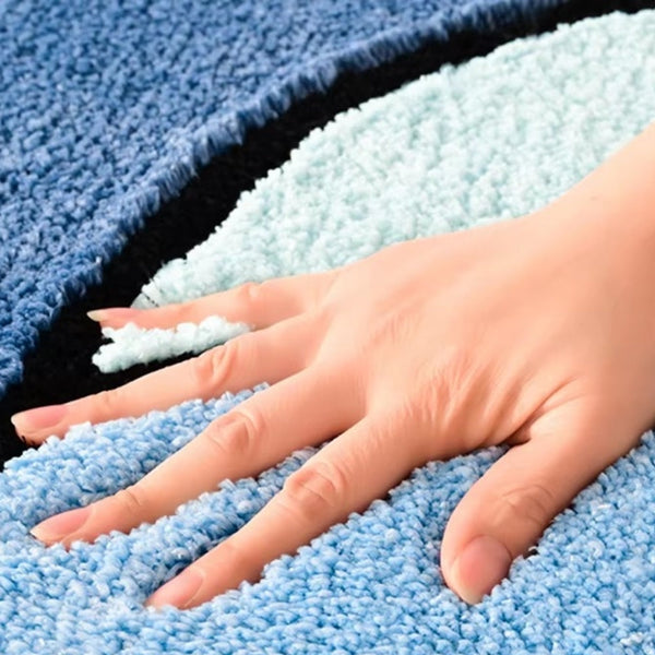 Non-Slip Bath Mat with Absorbent Microfiber Design | Stylish Safety for Bathrooms