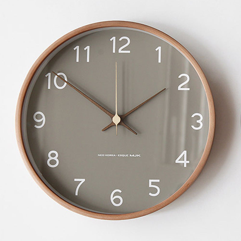 Rustic Wall Clock Decor | Wooden Analog Clock with Quiet Quartz Movement | Timeless Design for Elegant Home Aesthetic 0