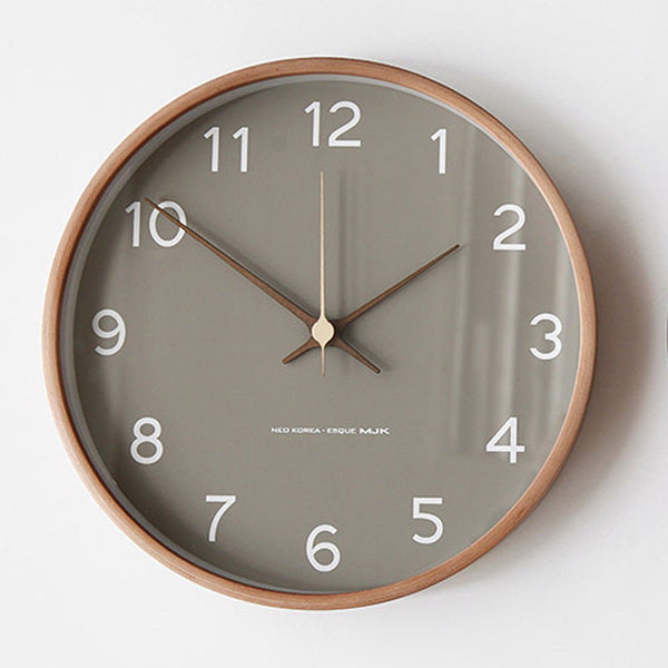 Rustic Wall Clock Decor | Wooden Analog Clock with Quiet Quartz Movement | Timeless Design for Elegant Home Aesthetic 0