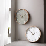 Rustic Wall Clock Decor | Wooden Analog Clock with Quiet Quartz Movement | Timeless Design for Elegant Home Aesthetic 1
