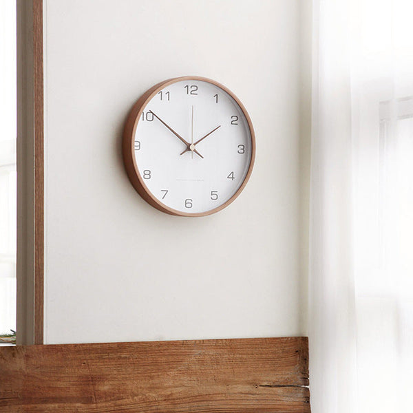 Rustic Wall Clock Decor | Wooden Analog Clock with Quiet Quartz Movement | Timeless Design for Elegant Home Aesthetic 4