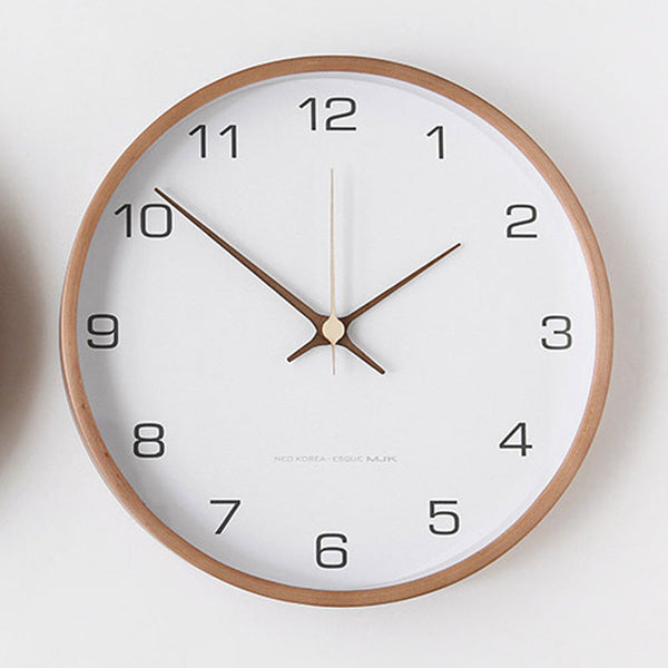 Rustic Wall Clock Decor | Wooden Analog Clock with Quiet Quartz Movement | Timeless Design for Elegant Home Aesthetic 9