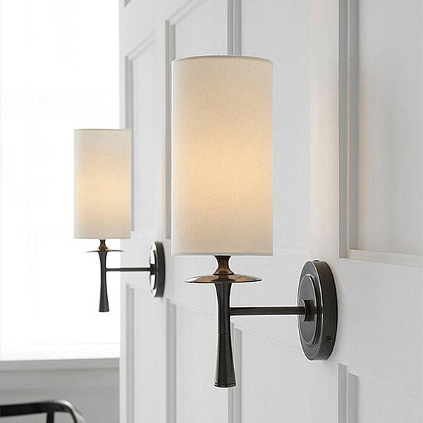 Rynx | Elegant Black Brass Traditional Wall Sconce Light Fixture 0