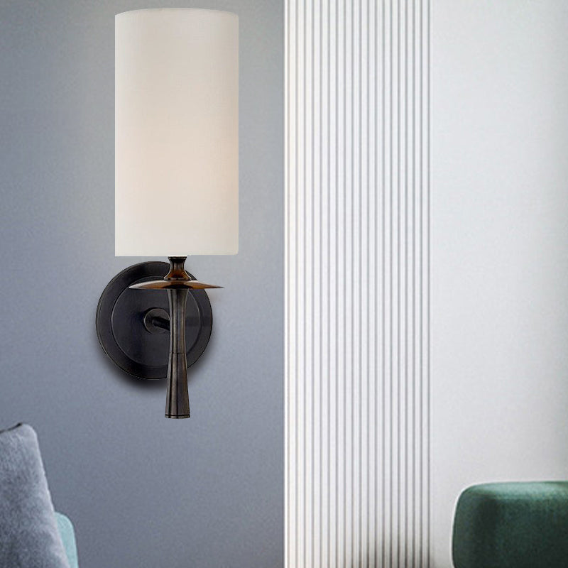Rynx | Elegant Black Brass Traditional Wall Sconce Light Fixture 1
