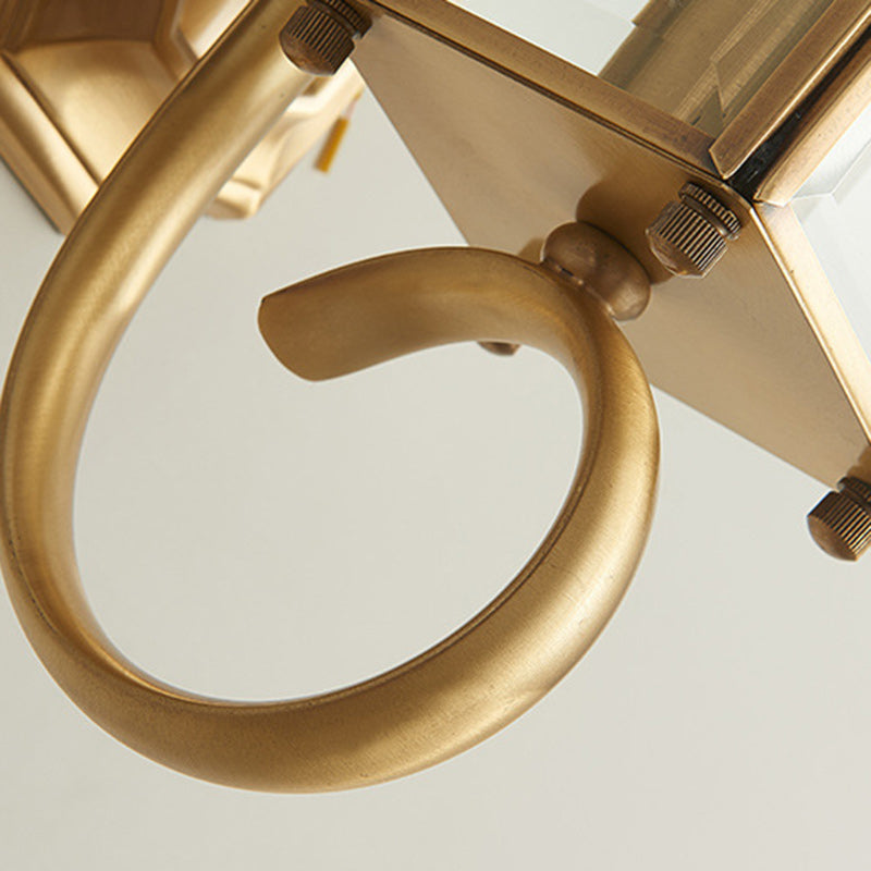 Rynx | Elegant Copper Glass Outdoor Wall Sconce for Patios and Gardens 4