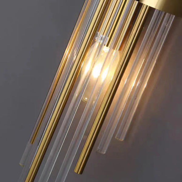 Rynx | Elegant Nordic Stainless Steel Crystal Wall Sconce Light 3