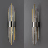 Rynx | Elegant Nordic Stainless Steel Crystal Wall Sconce Light 6
