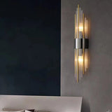 Rynx | Elegant Nordic Stainless Steel Crystal Wall Sconce Light 9