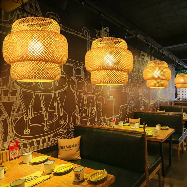 Rynx | Handcrafted Elegant Rattan Pendant Light Fixture for Cozy Spaces 4