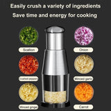 Rynx | Manual Garlic Chopper with Sharp Stainless Steel Blades | Efficient Kitchen Tool for Quick Meal Prep 3