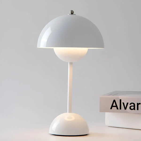 Scandinavian Table Lamp with Adjustable Brightness | Elegant Design for Cozy Bedroom Atmosphere 0