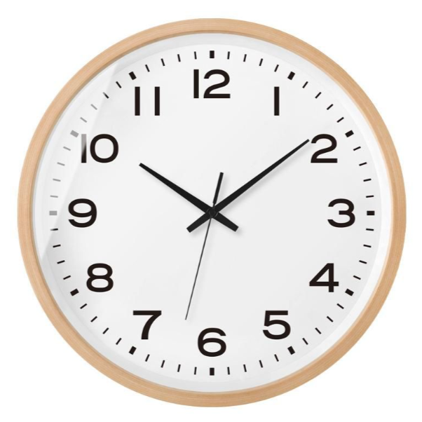 Scandinavian Wood Wall Clock | Minimalistic Design for Timeless Home Decor 0