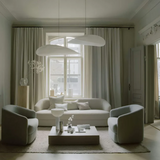 SilkAura | Elegant Handcrafted Silk Pendant Lighting Fixture for Interiors 6