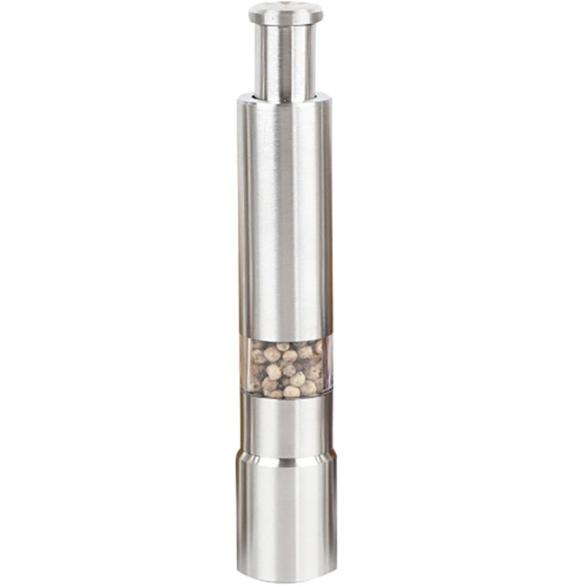 Stainless Steel Spice Grinder with One-Handed Operation | Effortless Salt and Pepper Grinding for Fresh Seasoning 5