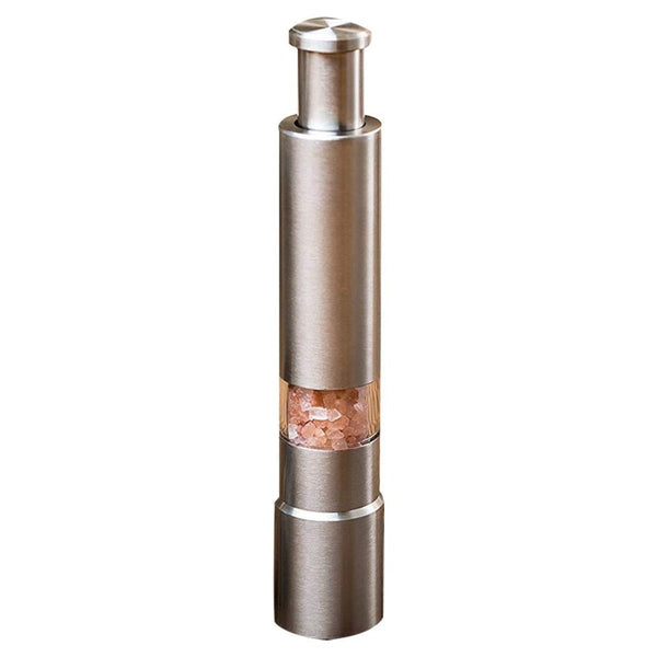 Stainless Steel Spice Grinder with One-Handed Operation | Effortless Salt and Pepper Grinding for Fresh Seasoning 6