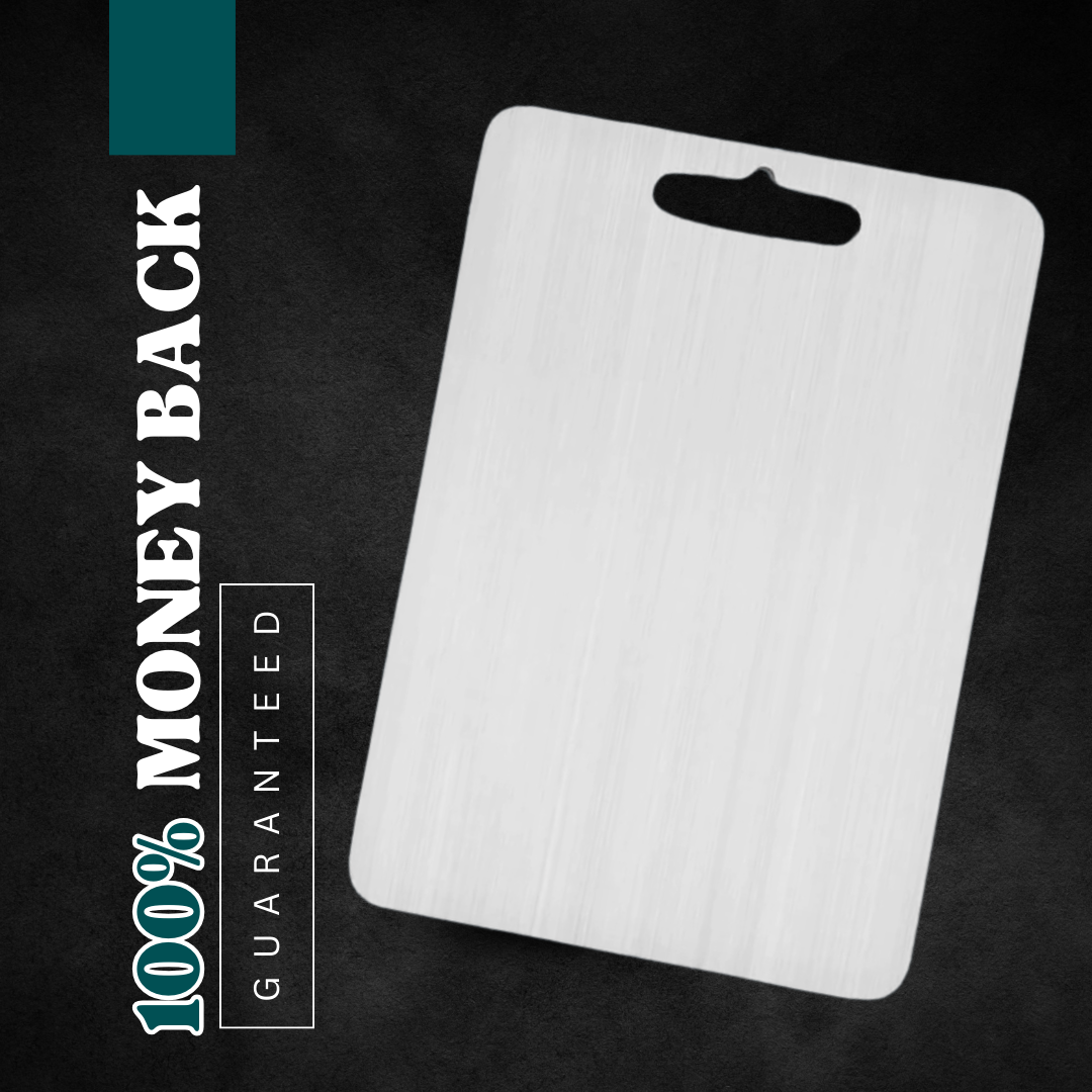 TitanCut | Titanium Cutting Board with Antibacterial Surface | Durable & Odorless for Safe Food Preparation 4