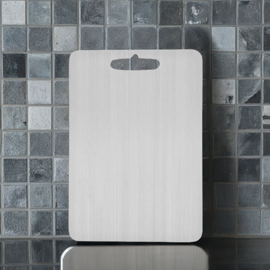 TitanCut | Titanium Cutting Board with Antibacterial Surface | Durable & Odorless for Safe Food Preparation 5
