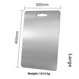 TitanCut | Titanium Cutting Board with Antibacterial Surface | Durable & Odorless for Safe Food Preparation 8
