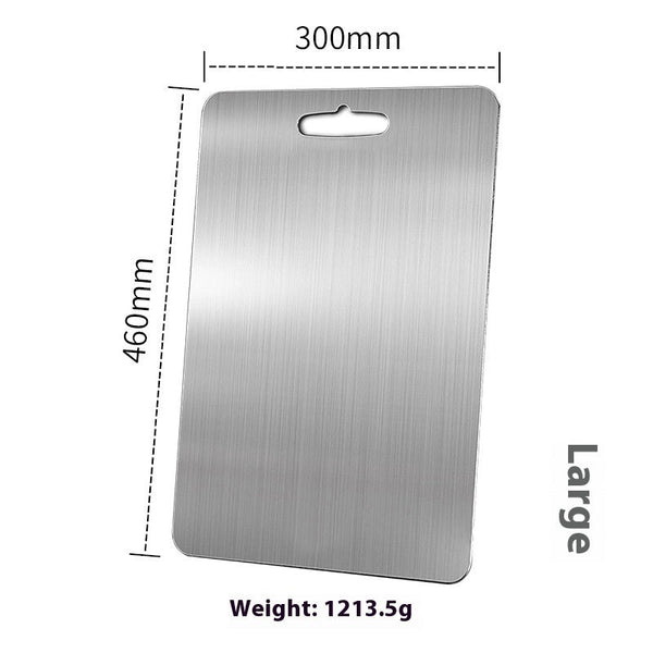 TitanCut | Titanium Cutting Board with Antibacterial Surface | Durable & Odorless for Safe Food Preparation 8