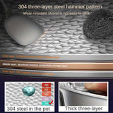 Titanium Cookware | Round Bottom Wok Pan with Non-Stick Surface | Induction Compatible for Effortless Stir-Frying 2