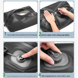 TravelMate | Automatic Vacuum Seal Storage Bags with Built-in Pump | Compact Space Saver for Efficient Packing 3