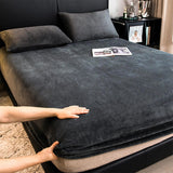 Velvet Soft Fitted Sheet Set | Hypoallergenic Crystal Velvet for Luxurious Comfort 11