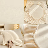 Velvet Soft Fitted Sheet Set | Hypoallergenic Crystal Velvet for Luxurious Comfort 2