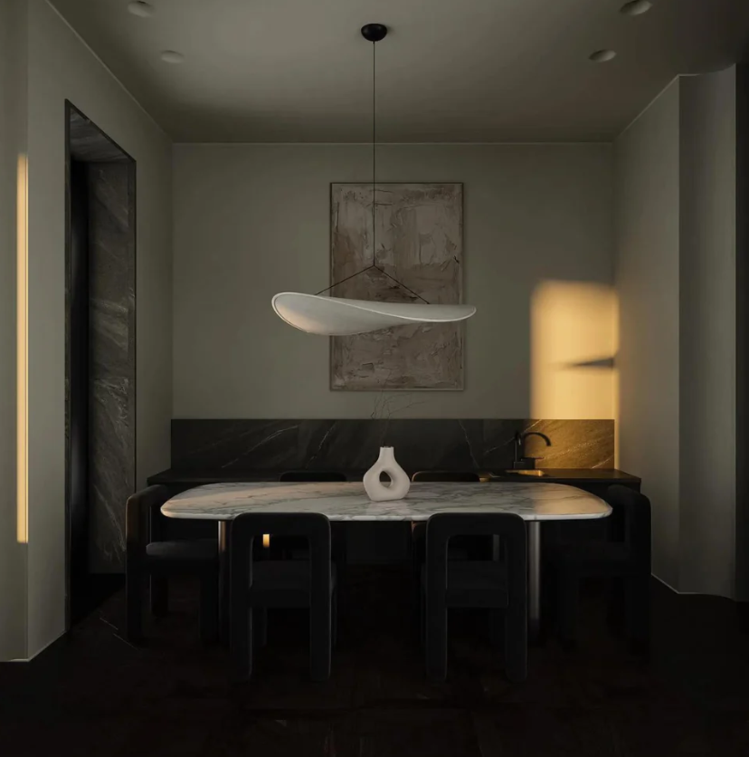 ZenithGlow | Elegant Minimalist Japandi Pendant Lighting Fixture 1