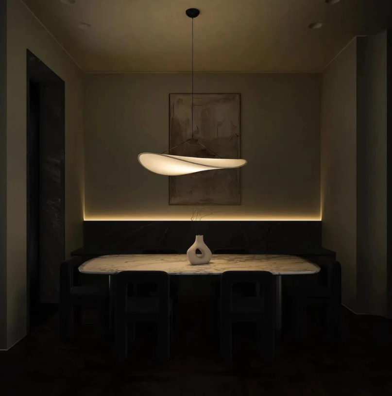 ZenithGlow | Elegant Minimalist Japandi Pendant Lighting Fixture 2