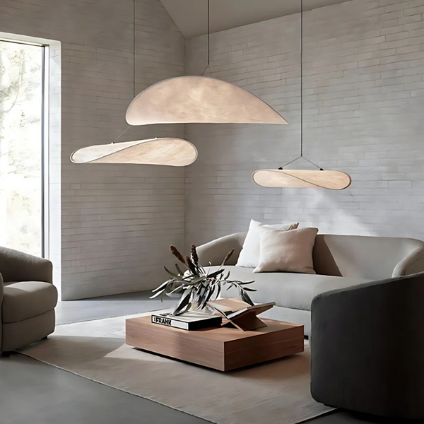 ZenithGlow | Elegant Minimalist Japandi Pendant Lighting Fixture 4
