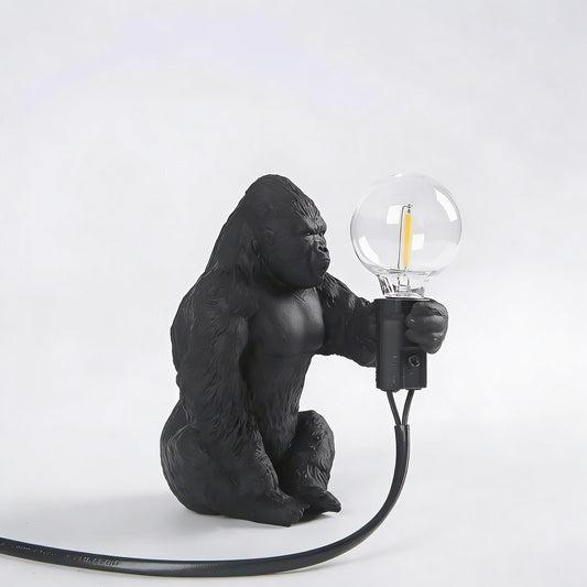 Gorilla Animal Table Lamp | Unique Resin Design with Lifelike Details